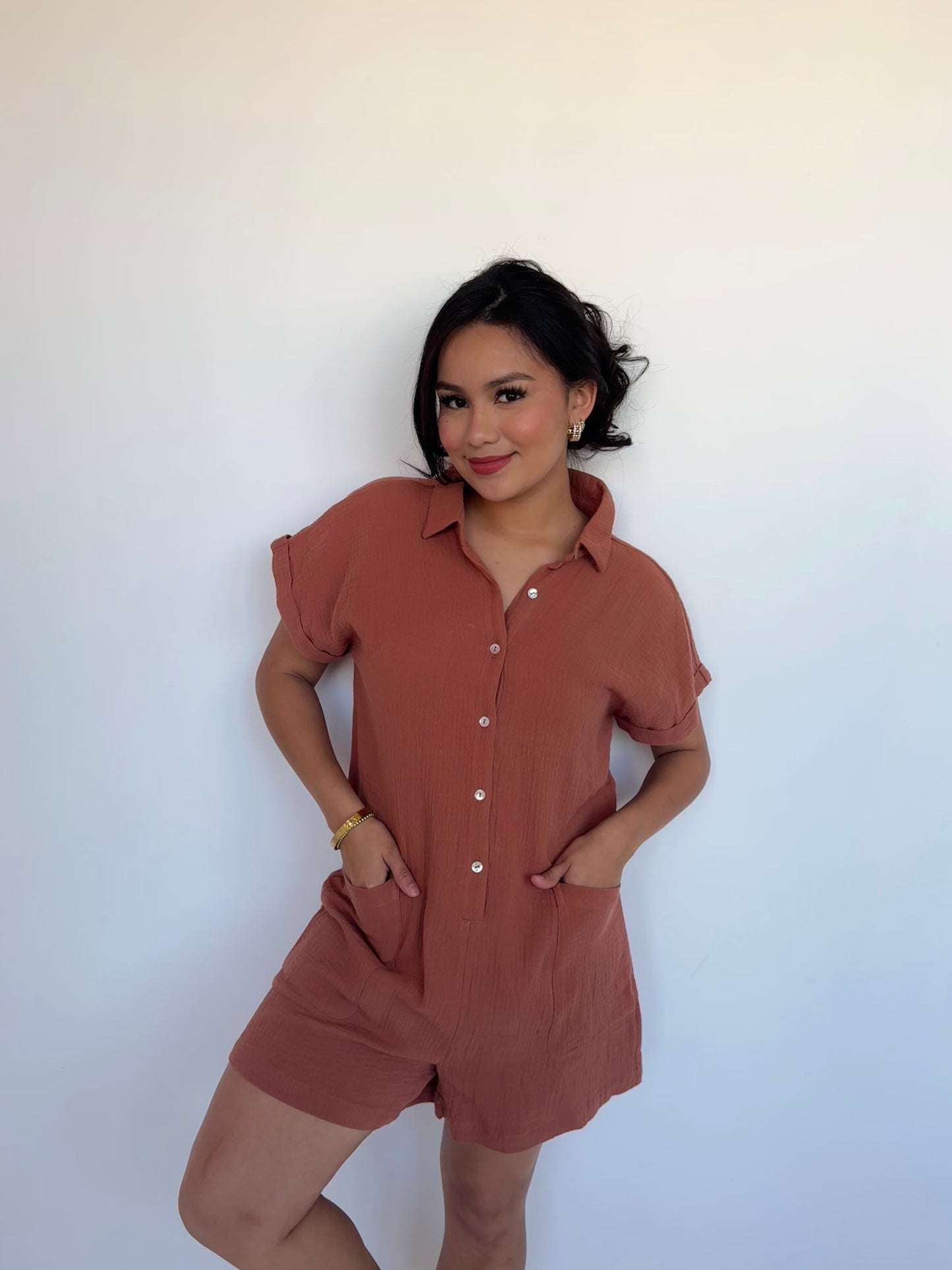 ava cotton romper
