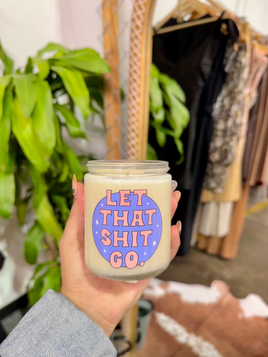 let that sh*t go candle (online only)