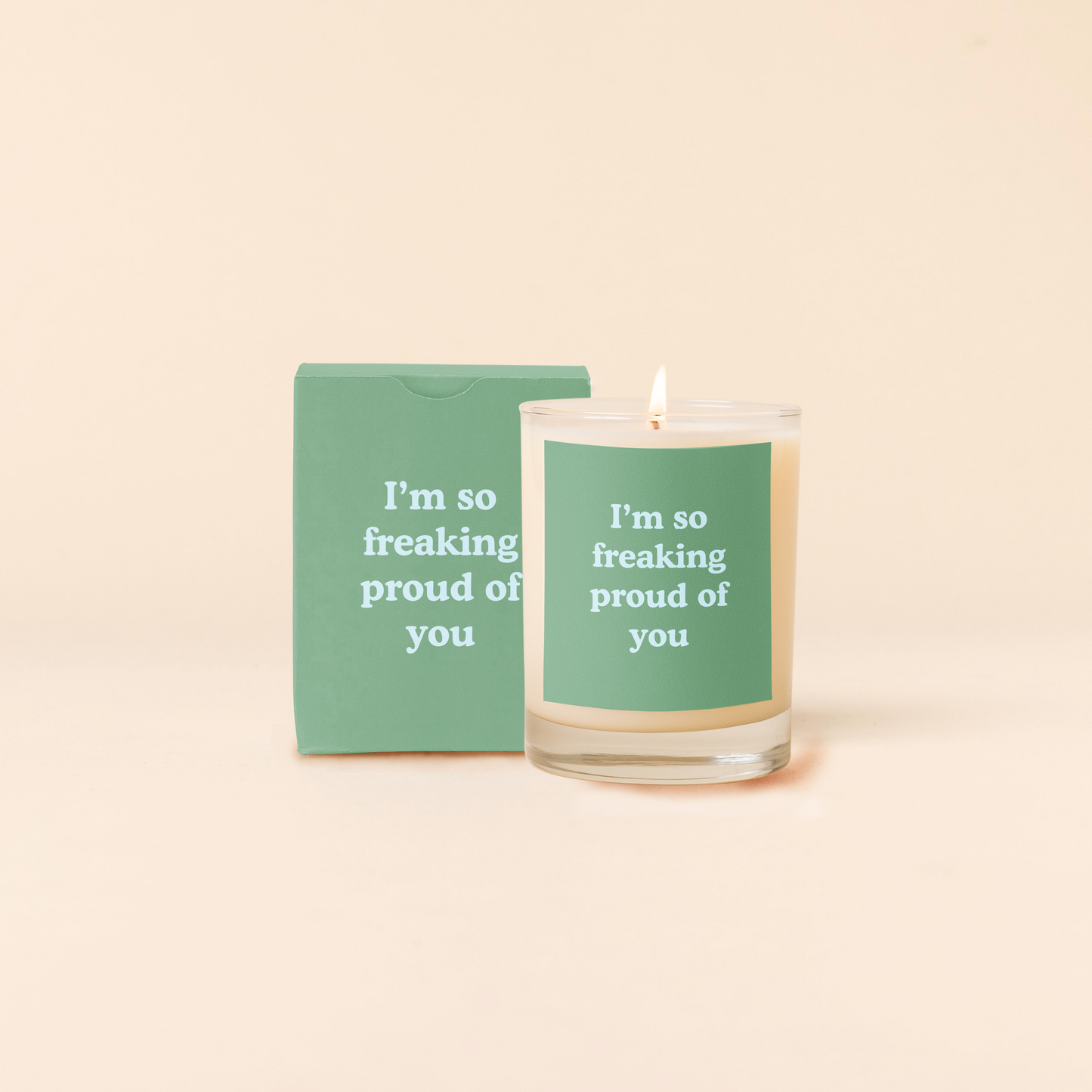 NEW! Candle Rocks Glass - Yippie