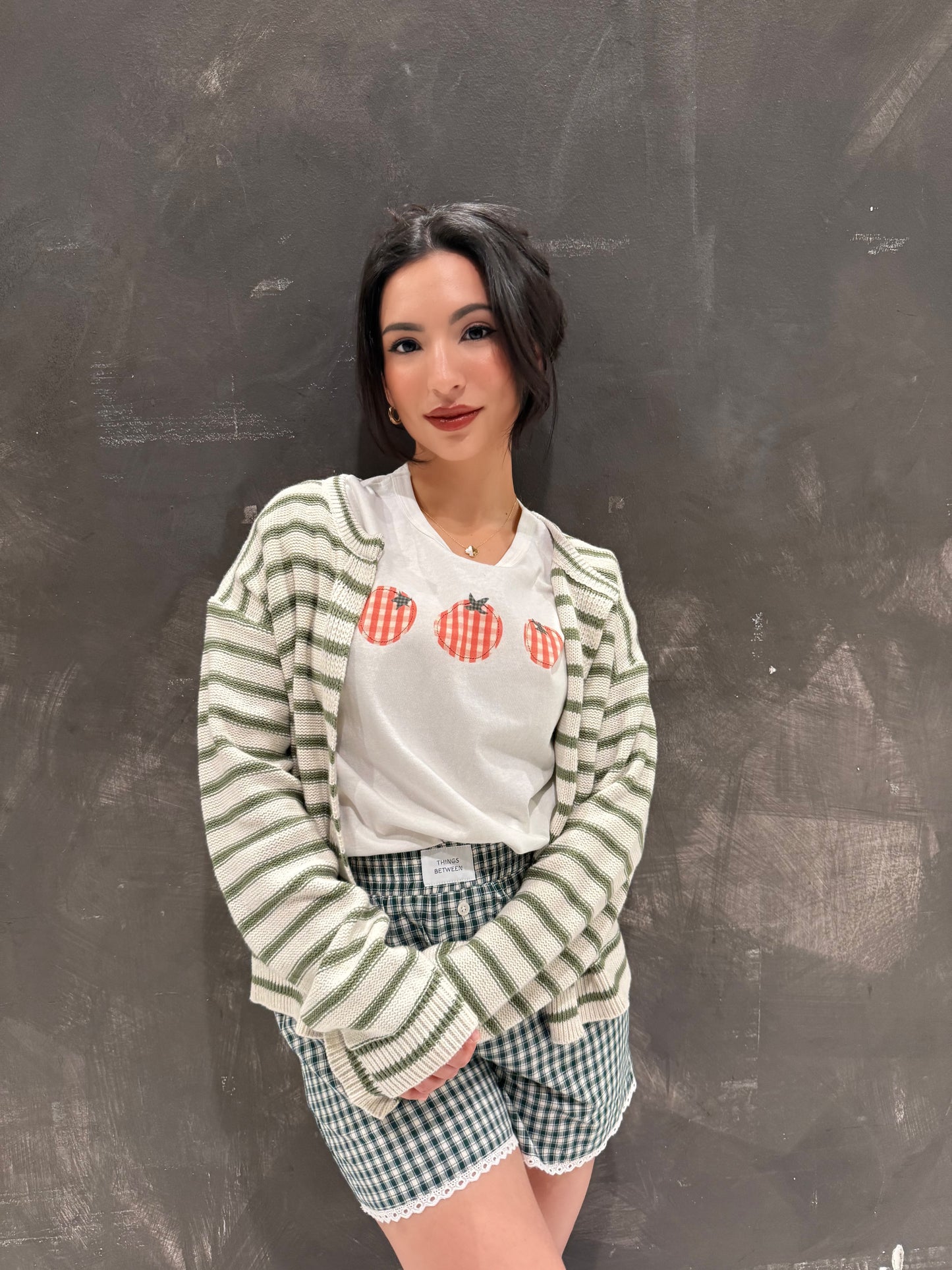 Juna stripped cardigan