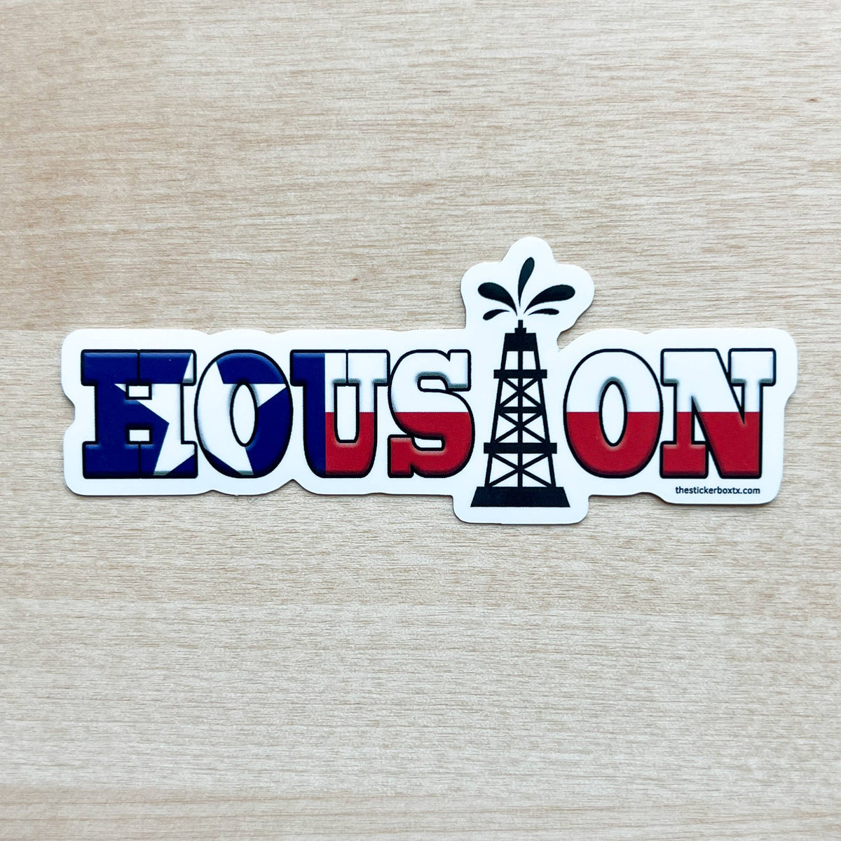 Houston Oil Sticker - Houston Texas Stickers Waterproof