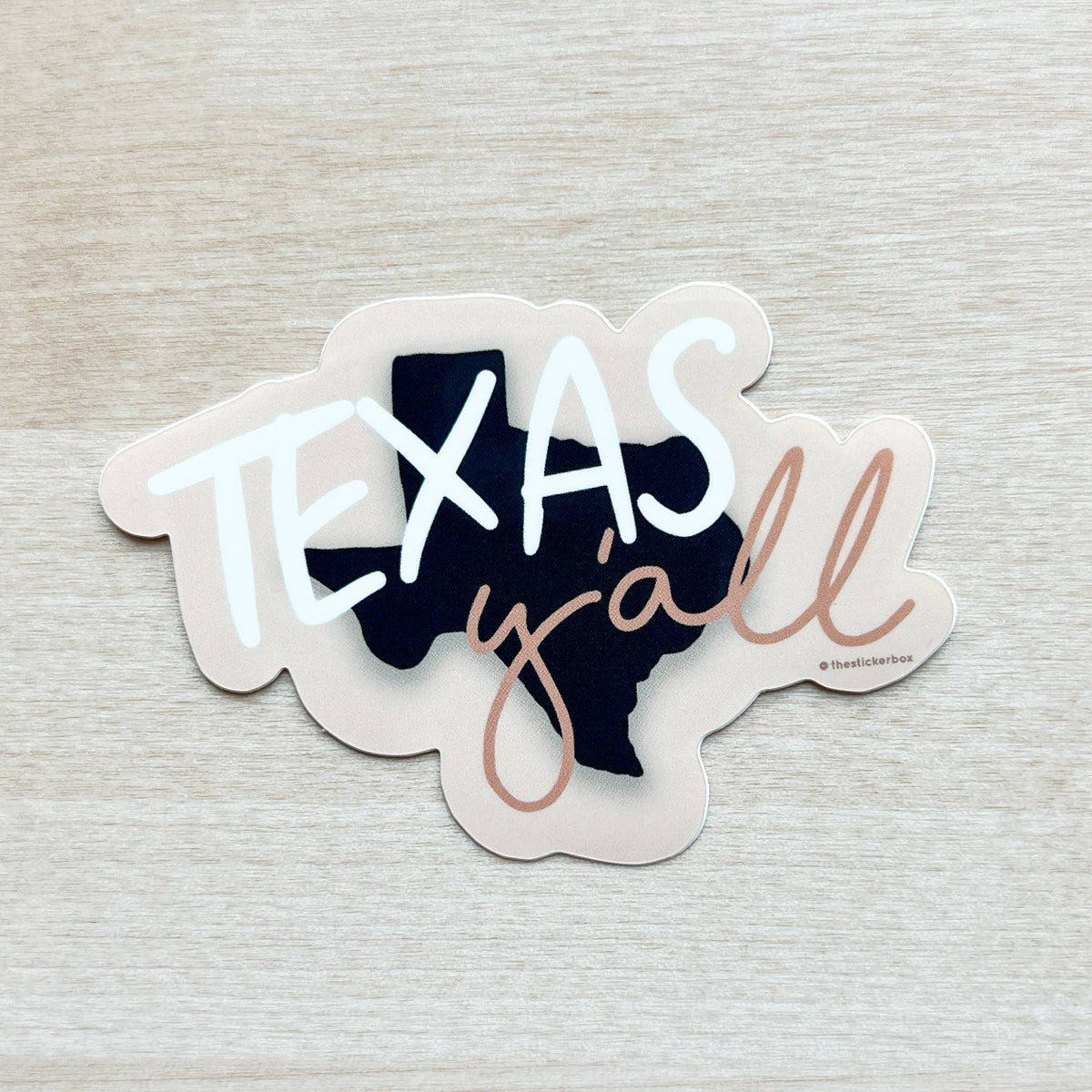 "Texas Y'all" Sticker - Texas Stickers Waterproof Sticker