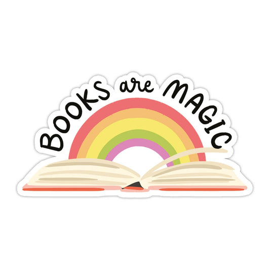 Books are Magic Vinyl Sticker - Perfect for Bookstores