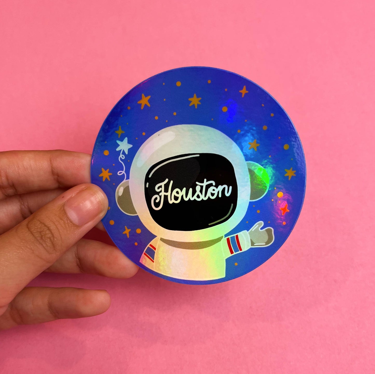 Houston Astronaut Sticker