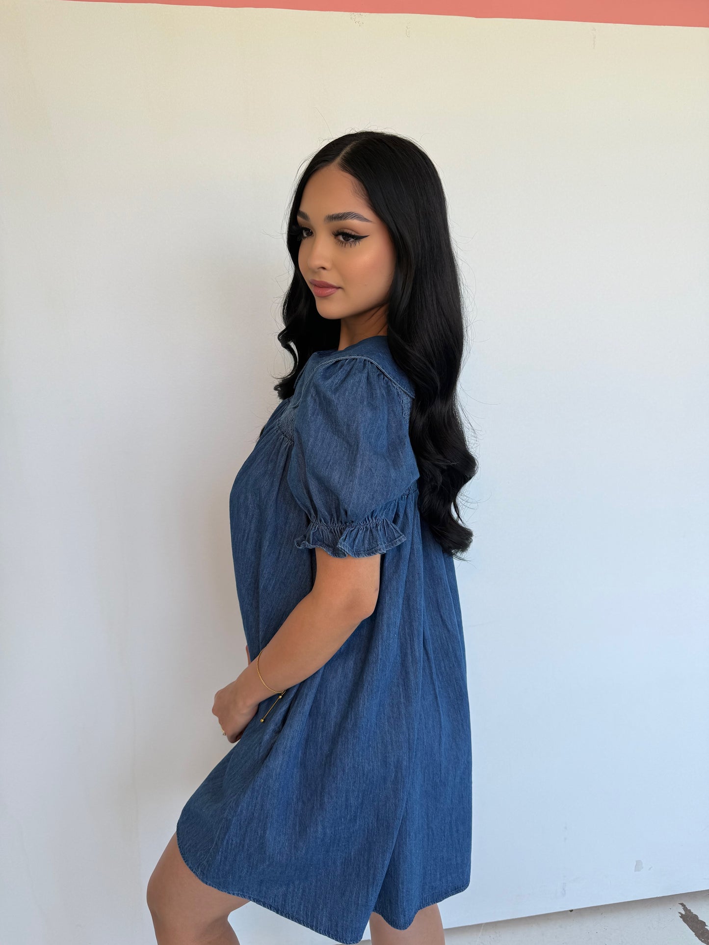 Live without you collar dress