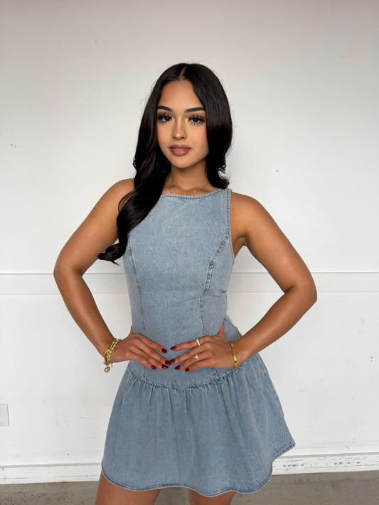 Brillo mío denim Dress
