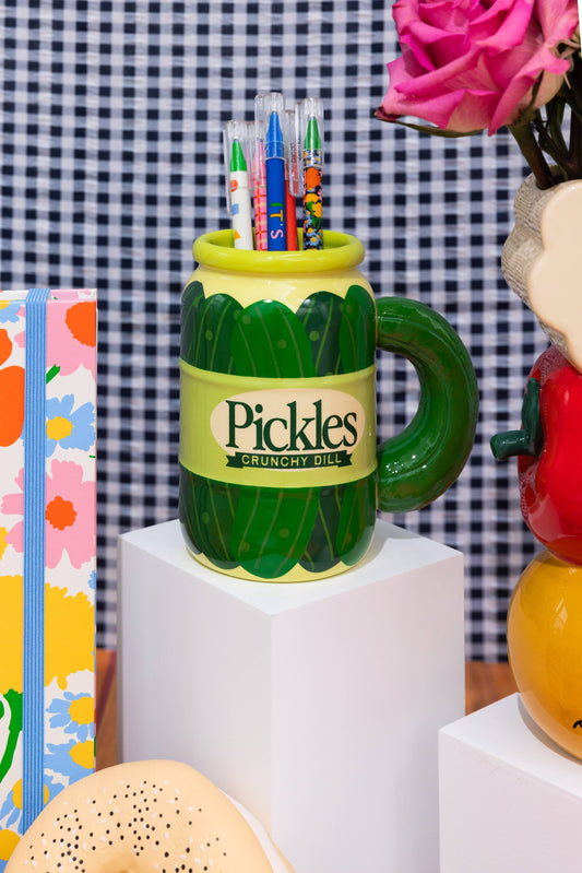 Novelty Ceramic Mug, Pickle Jar