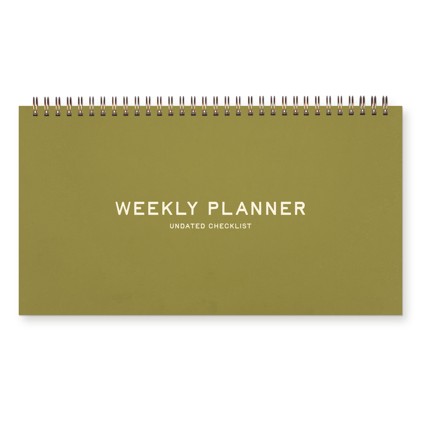 Standard Checklist Undated Weekly Planner