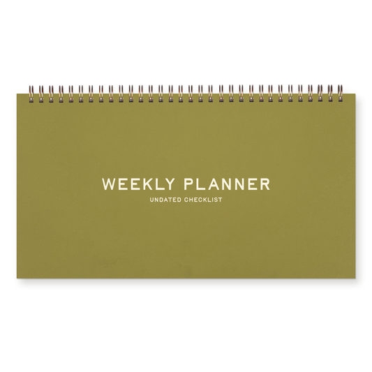 Standard Checklist Undated Weekly Planner