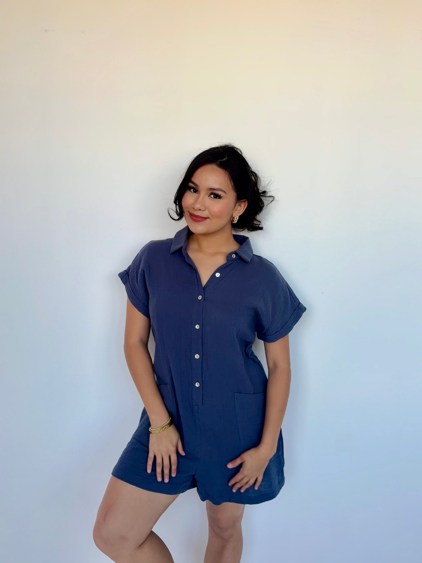 ava cotton romper
