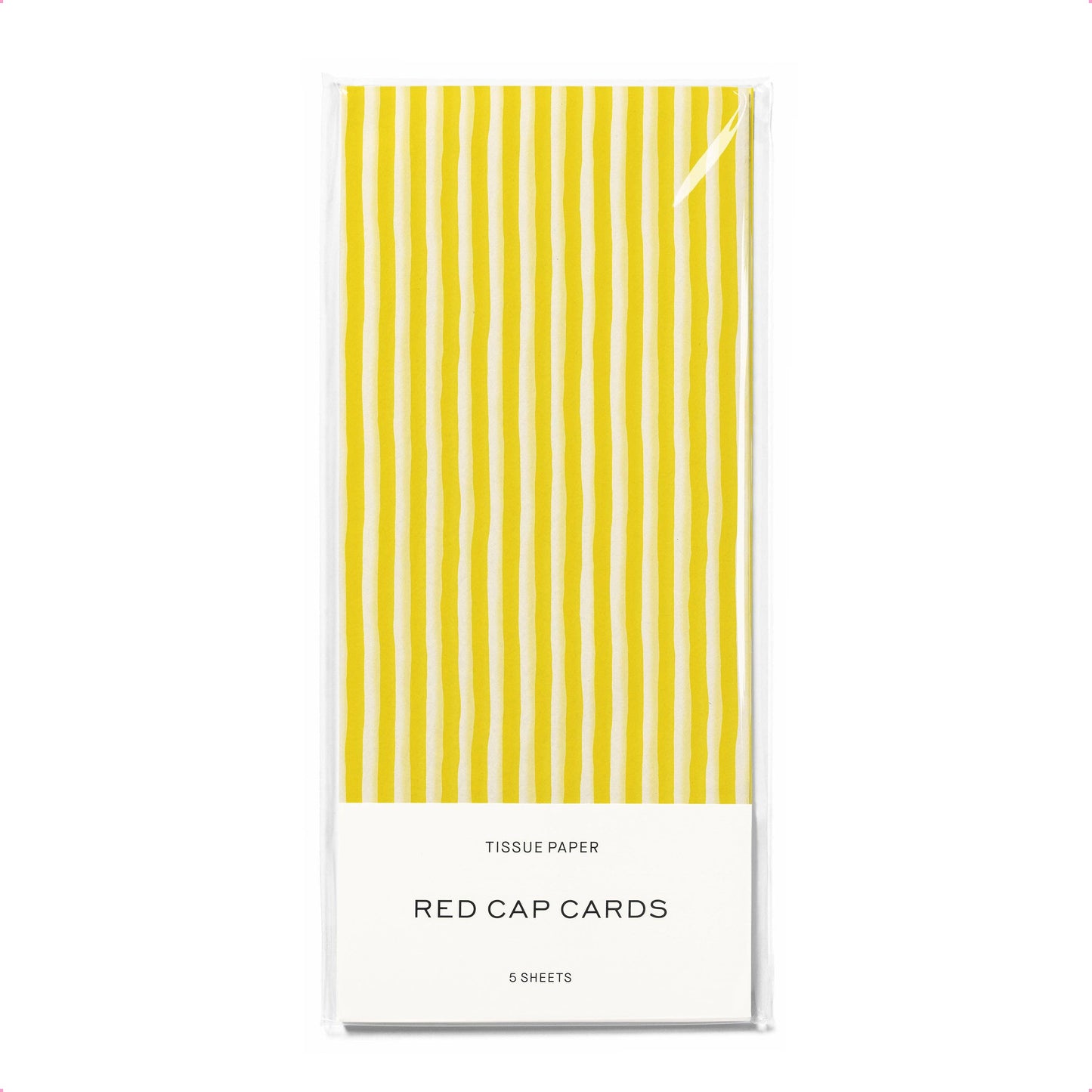 Yellow Stripe tissue paper