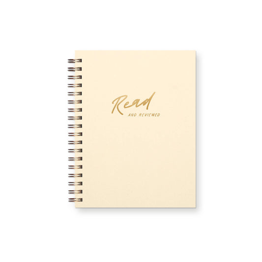 Read and Reviewed Book Log Reading Journal