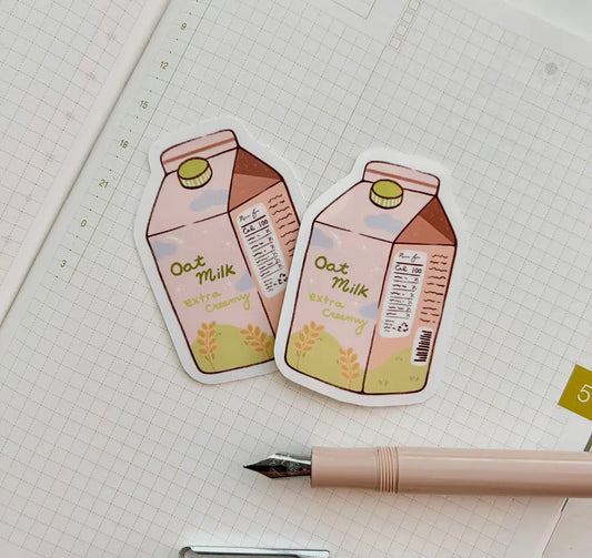 oat milk sticker