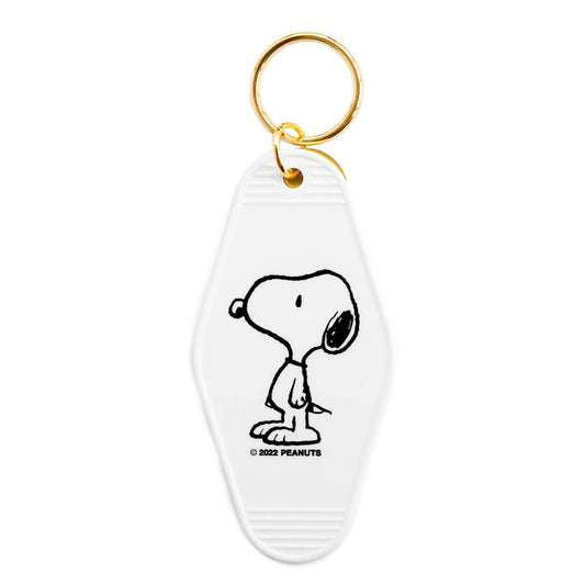 Classic Snoopy Key Tag (White)