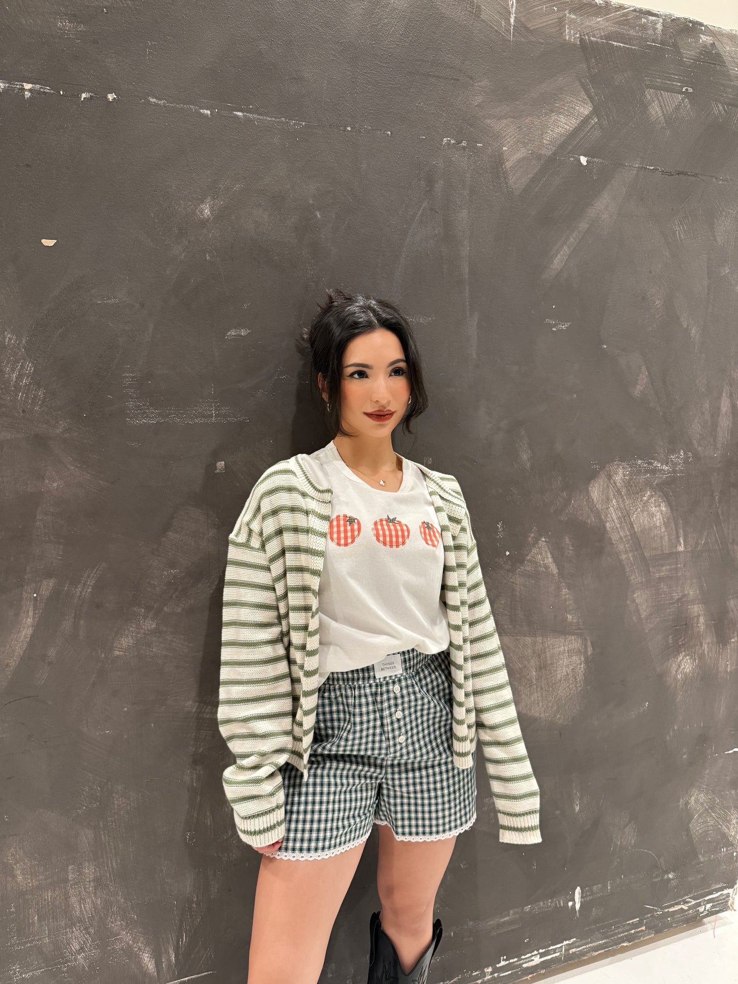 Juna stripped cardigan