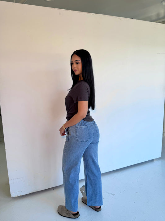 Feels like denim pants