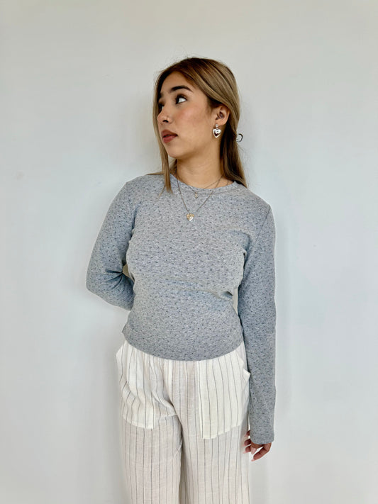 solana dainty knit top