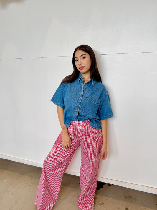 Annie gingham pants