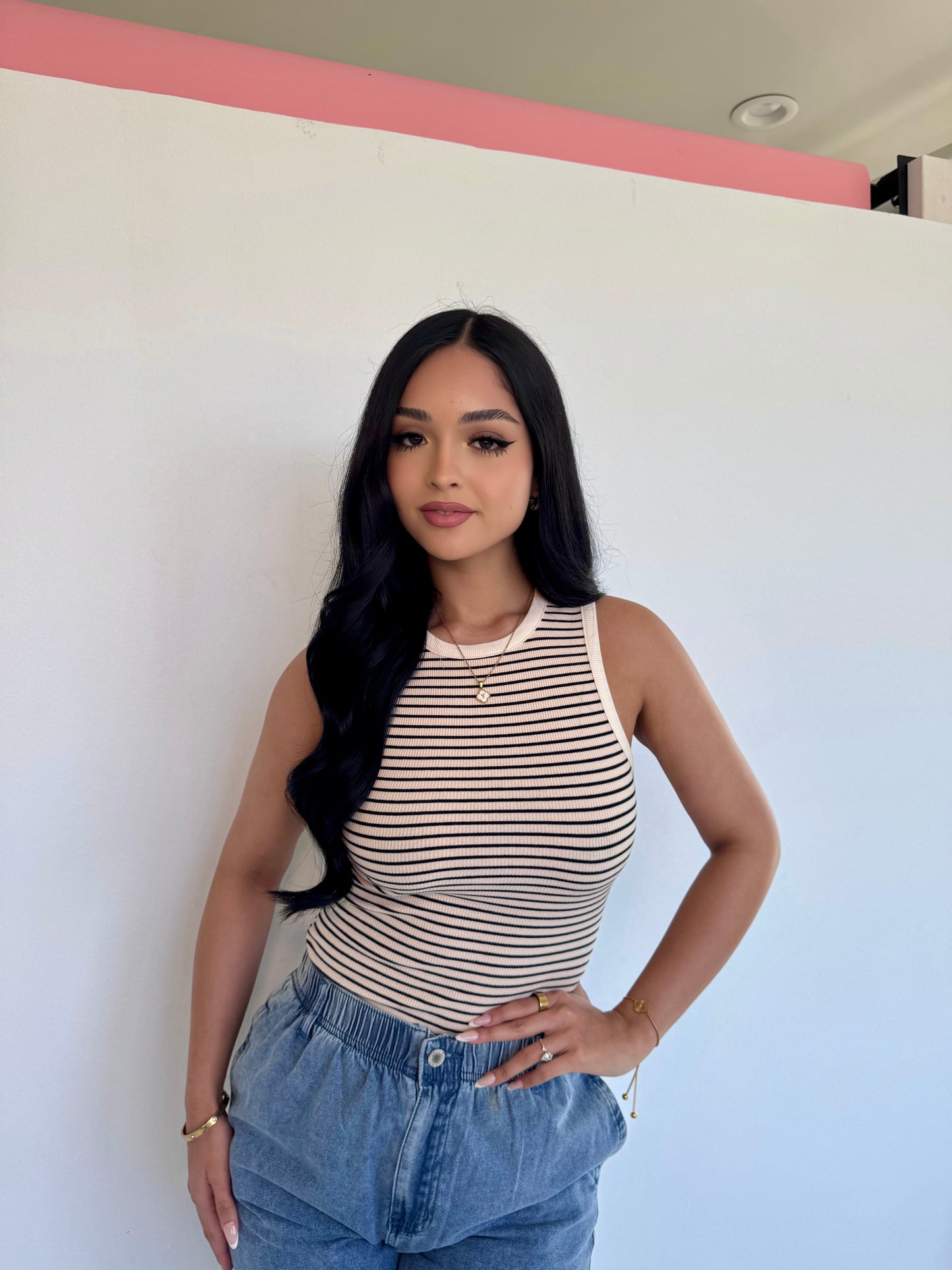 Piel de canela stripe bodysuit
