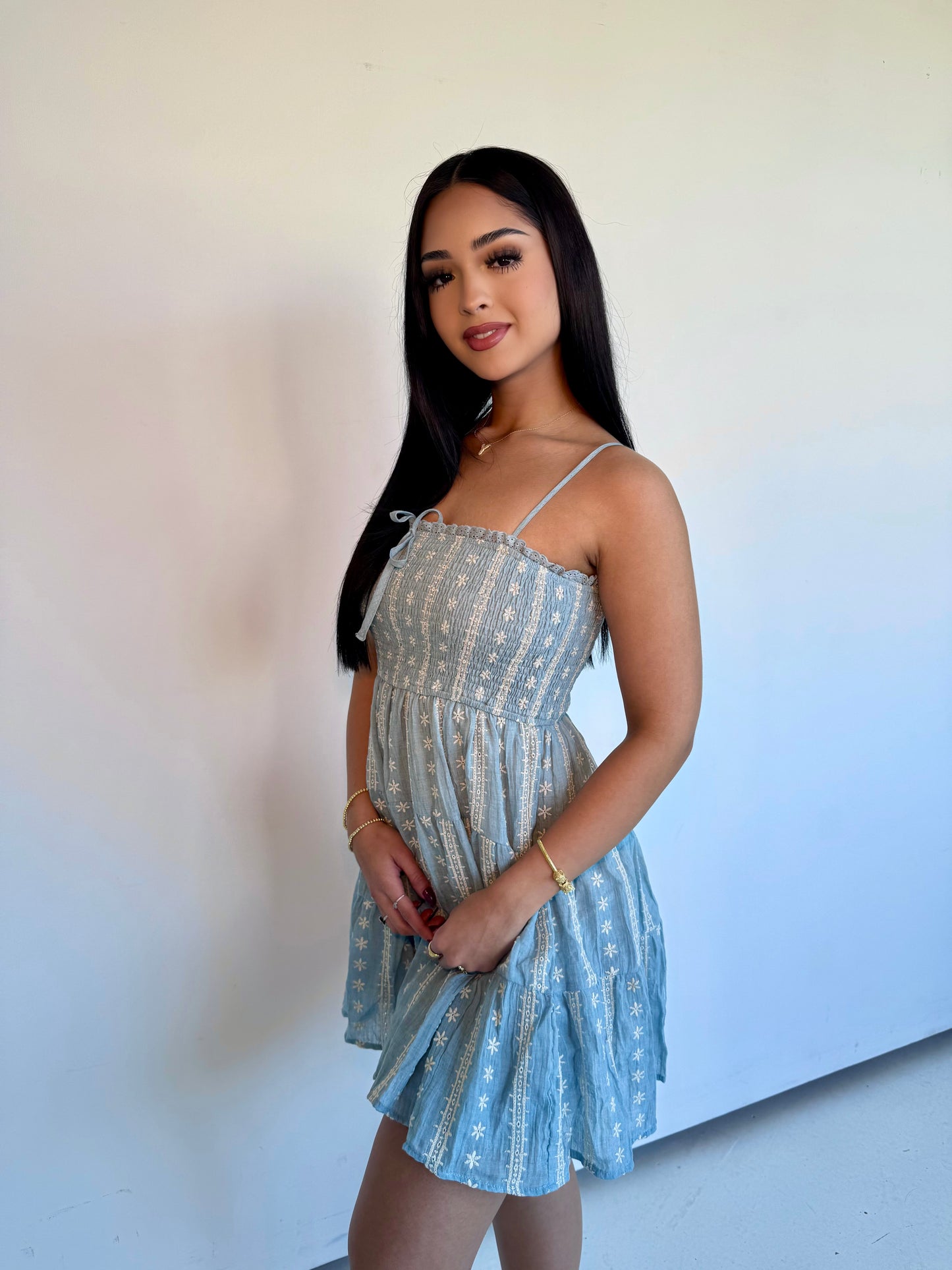 Susan light blue dress
