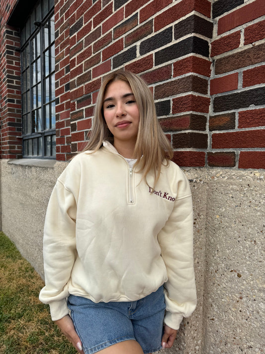 dont know half zip