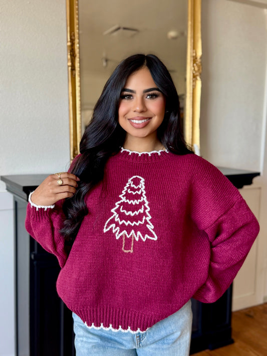 Merry stitch sweater