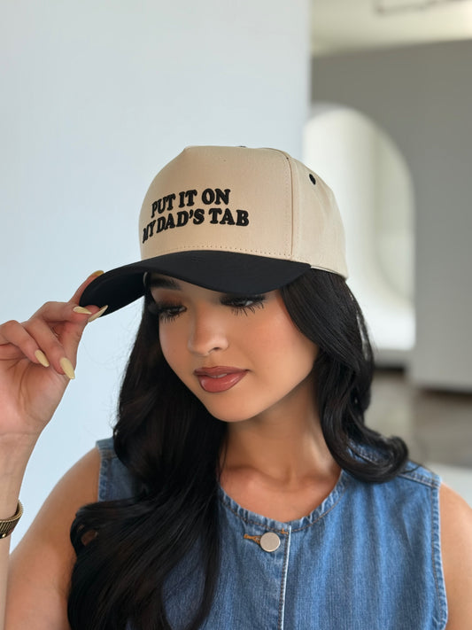PUT IT ON MY DADS TAB— BLACK