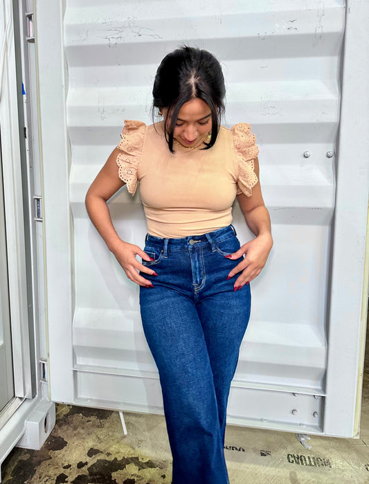 fatima wide leg jean