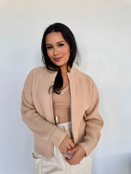 zuri cozy zip up