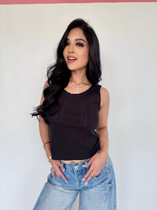Barsa basic black tee