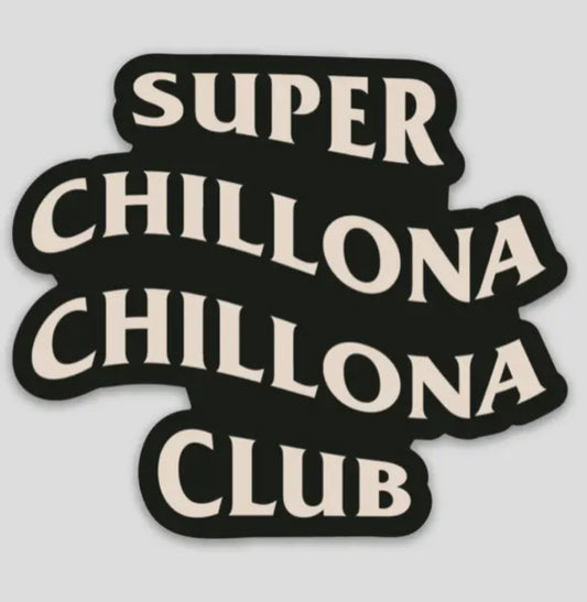 chillona club sticker