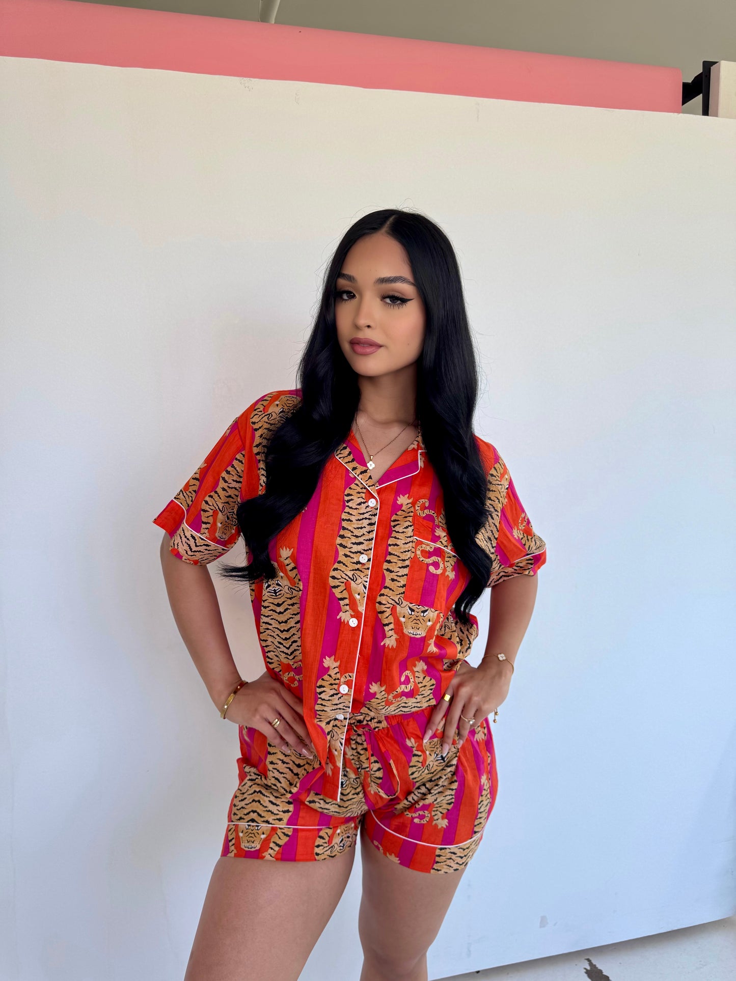 Tiger stripes pajamas