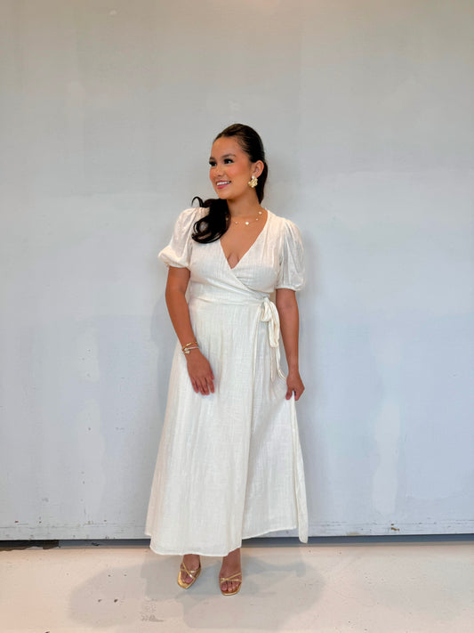 hayden linen maxi