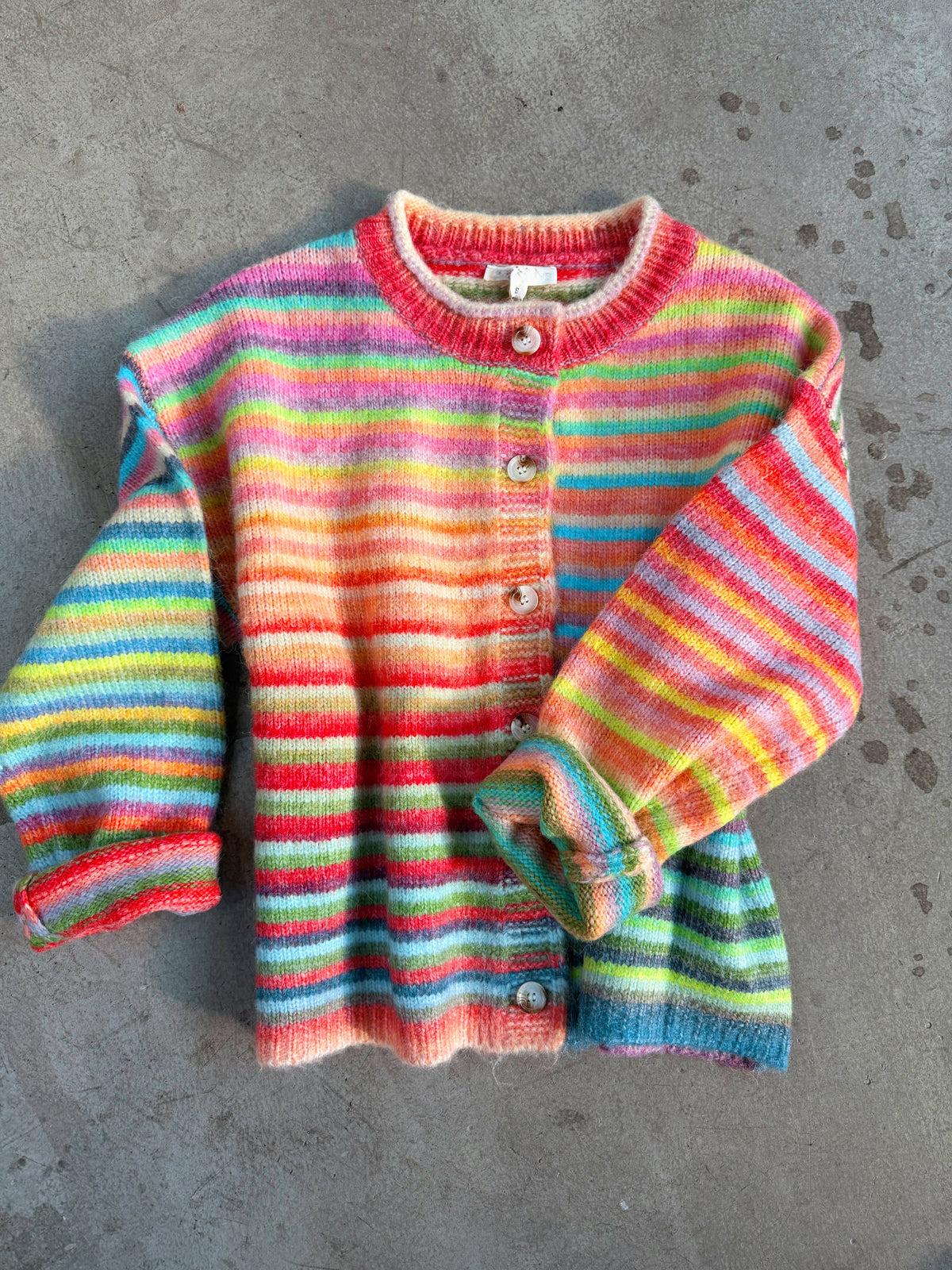 rainbow cardigan