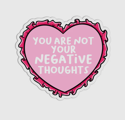 mental health heart sticker
