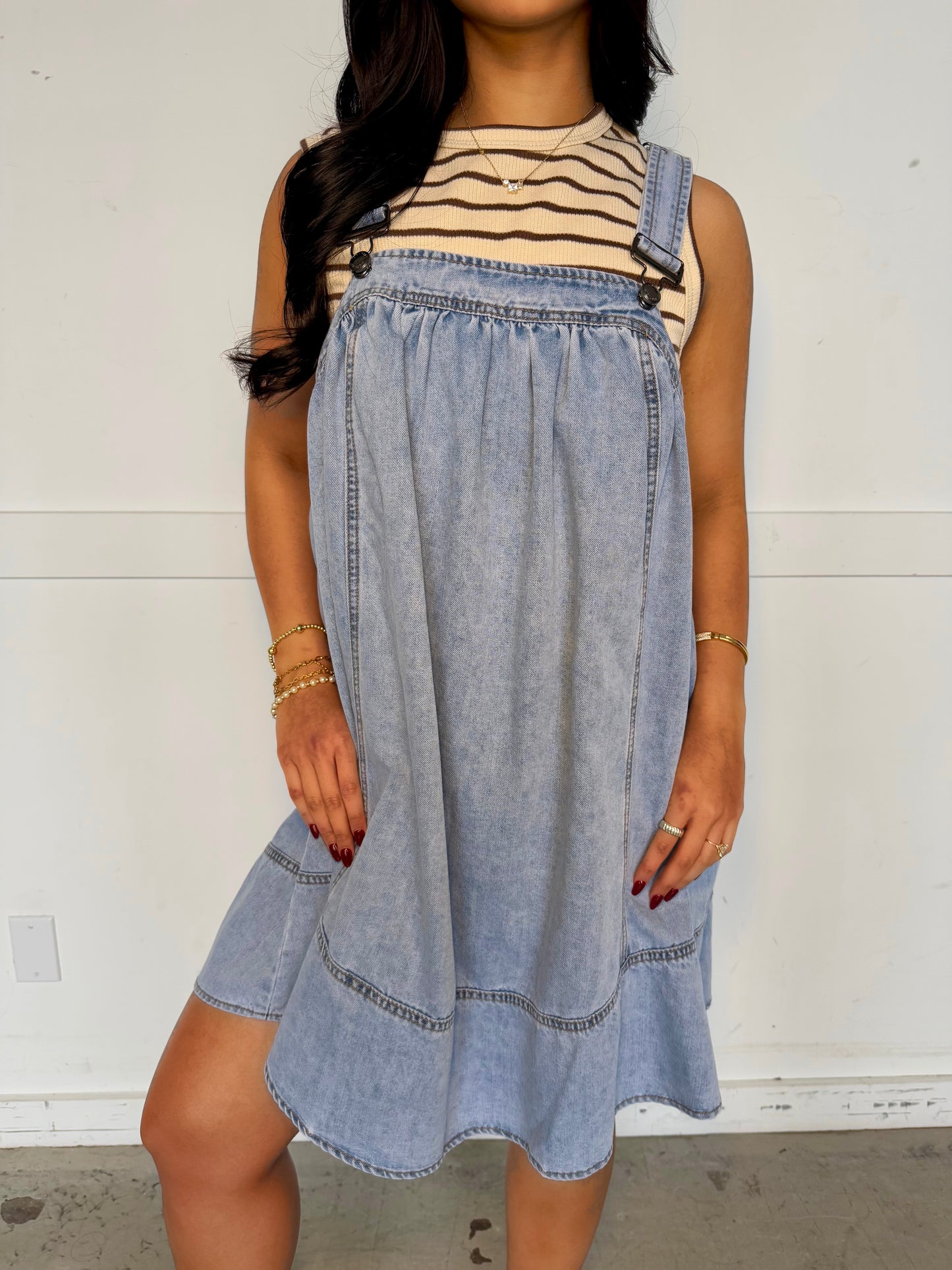 Lejos de ti denim dress