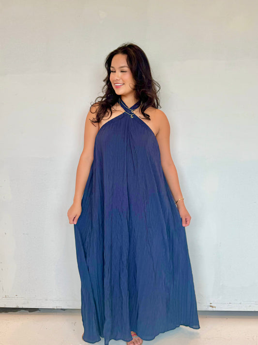 nyomi halter dress