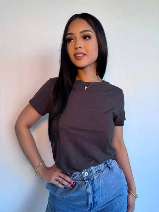 Reptilla charcoal tee