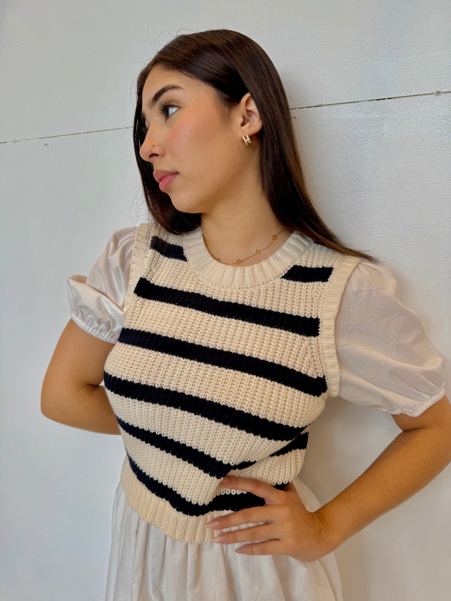 Strella mix media dress