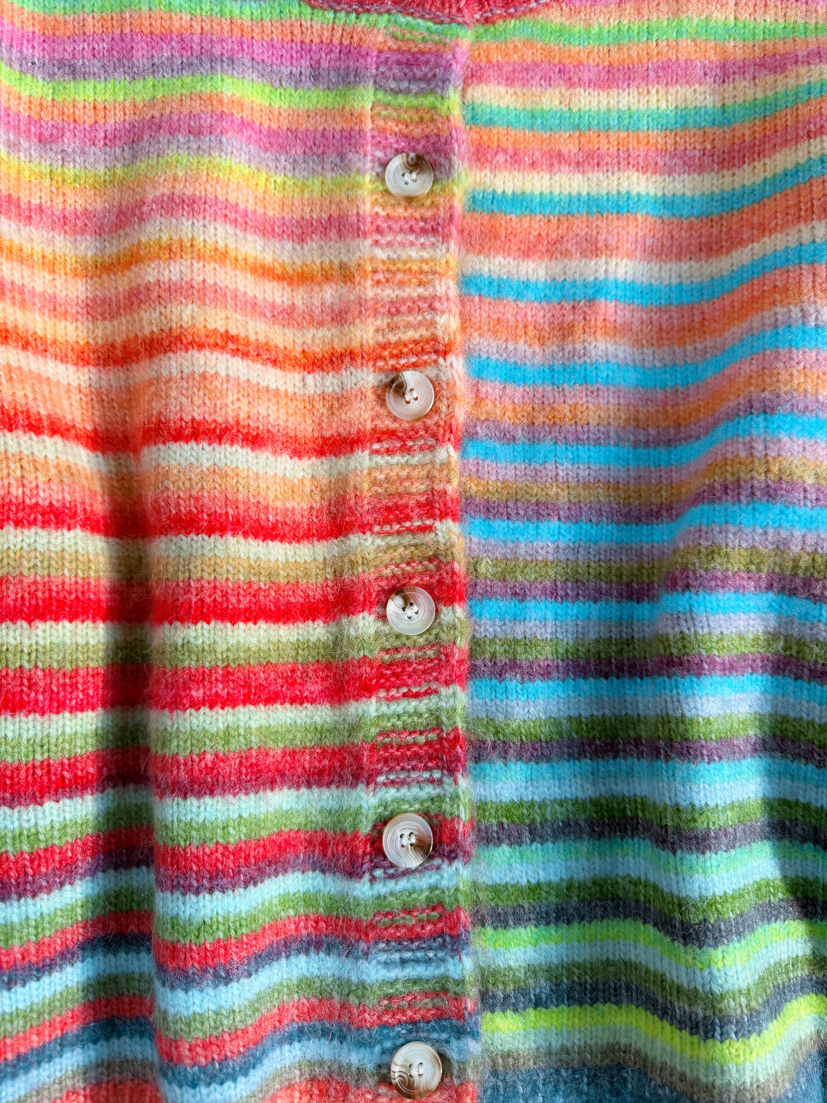rainbow cardigan