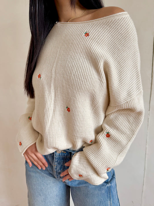 Cosima papaya sweater