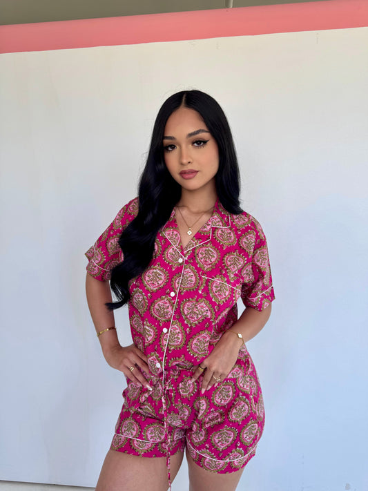 Camila pattern pajamas
