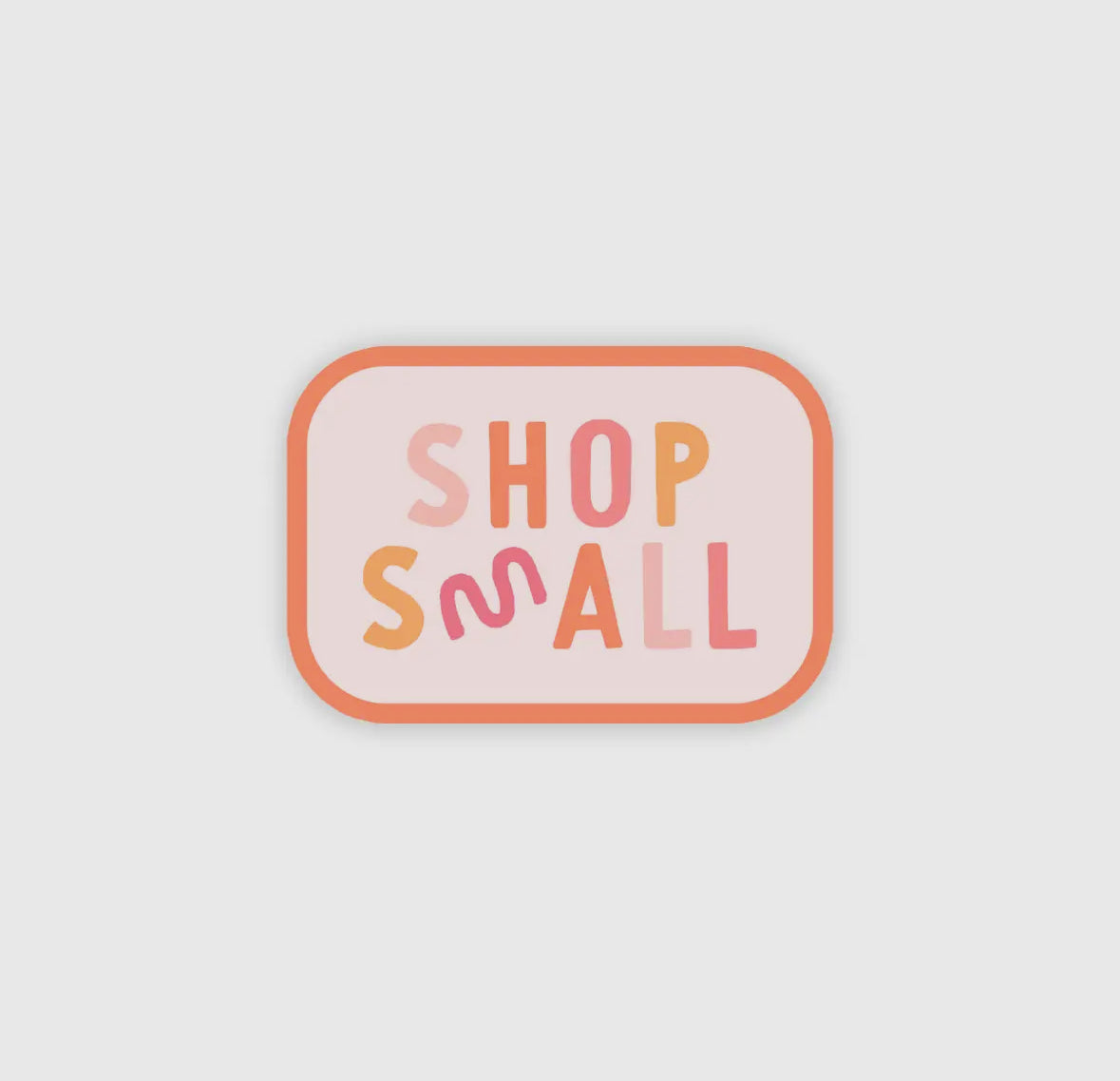 shop small sticker