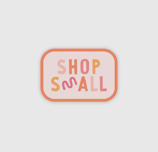 shop small sticker