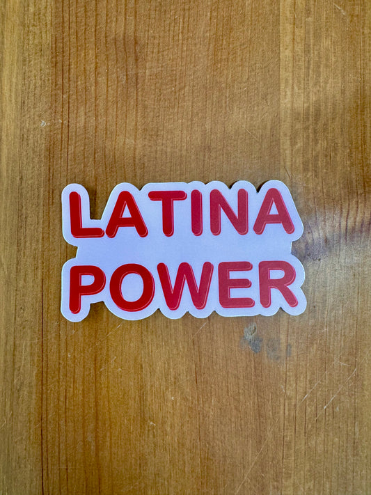 latina power sticker