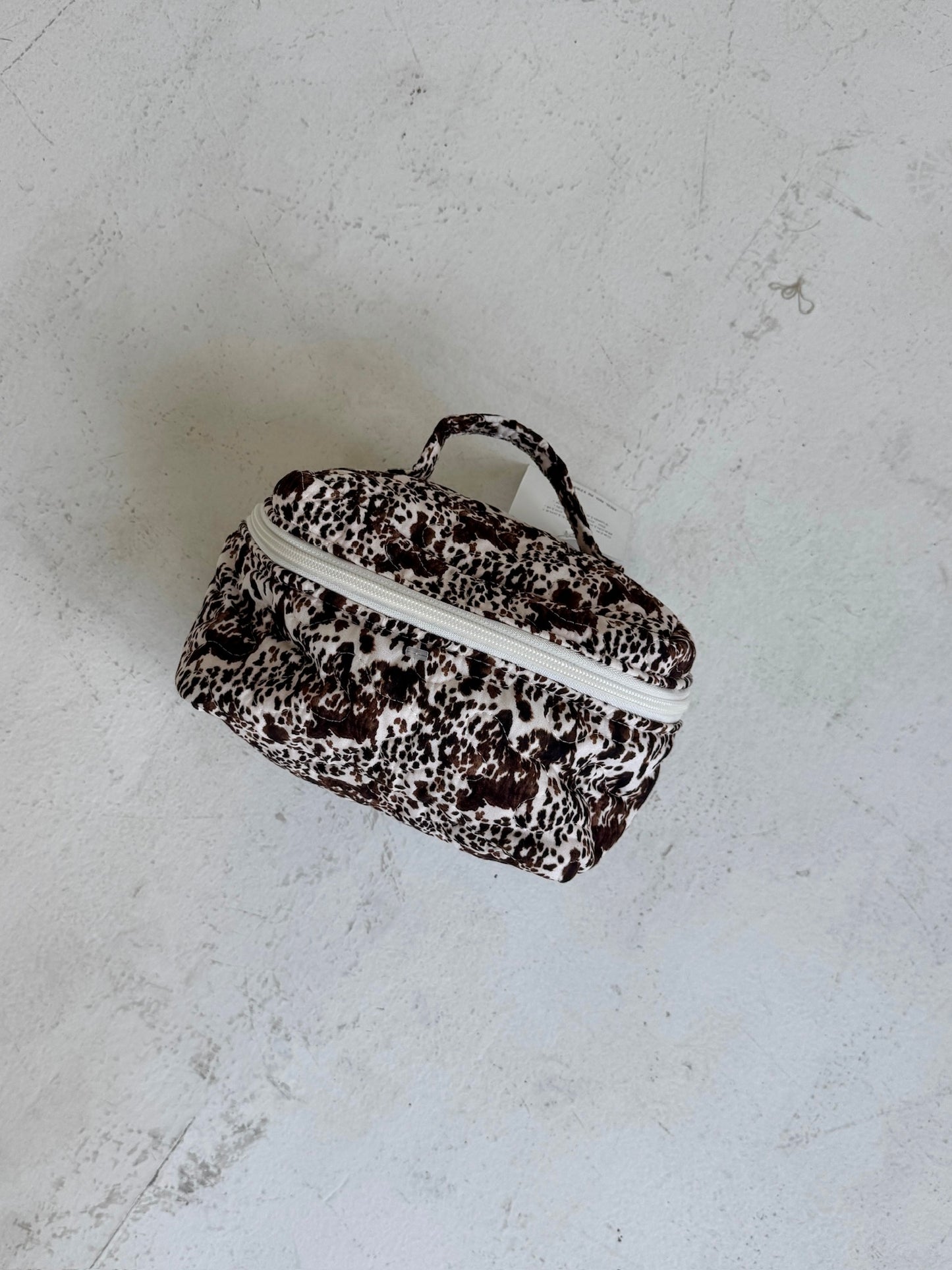 Bella cowhide cosmetic bag