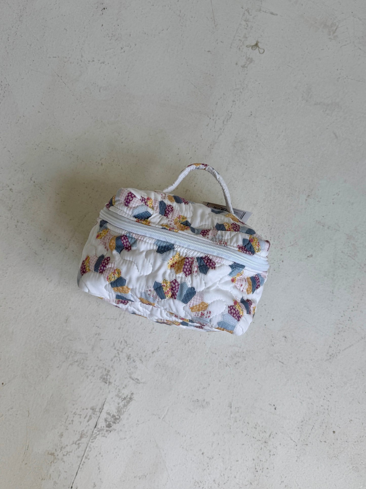 Dresden patch work cosmetic bag