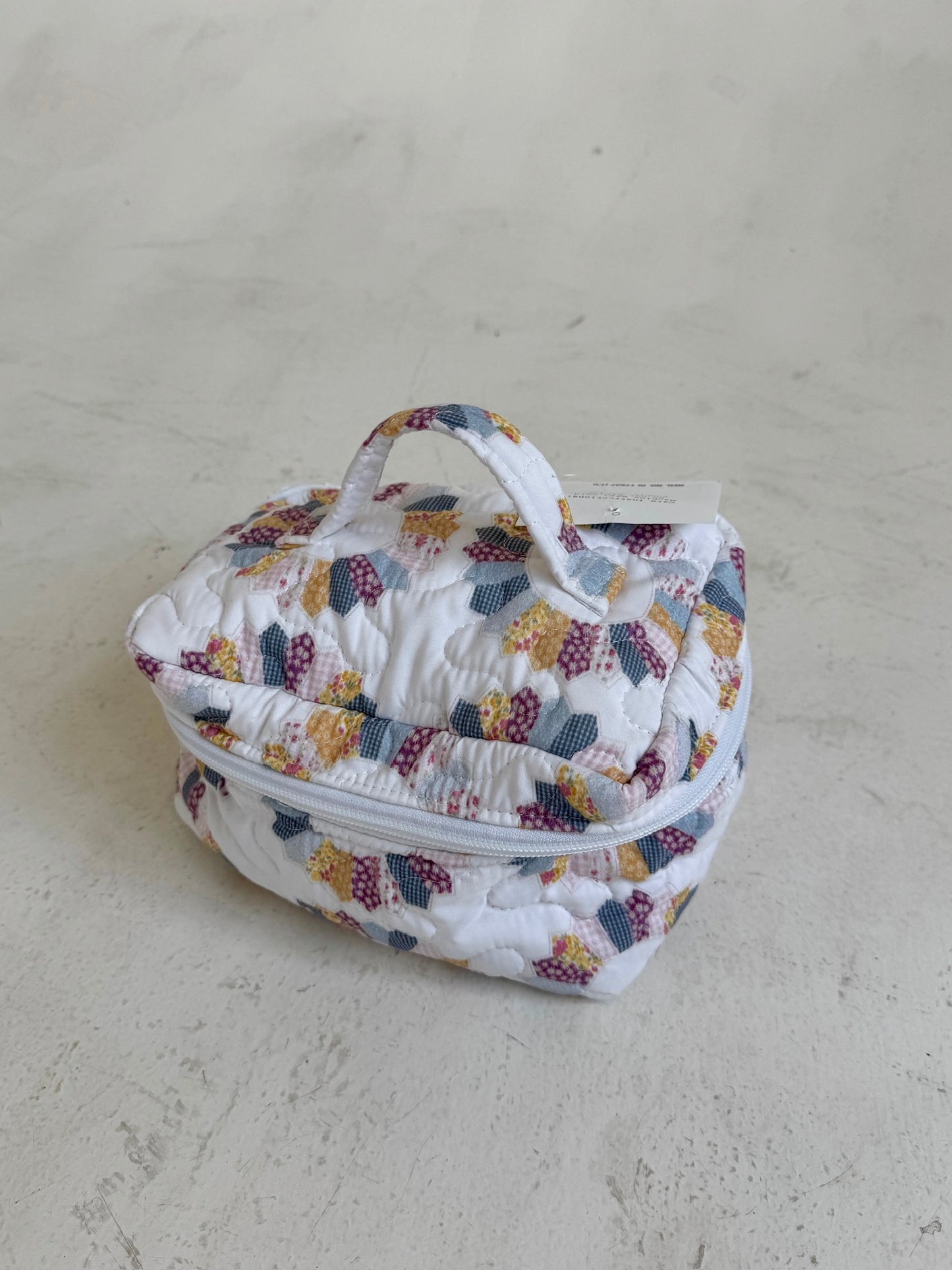 Dresden patch work cosmetic bag