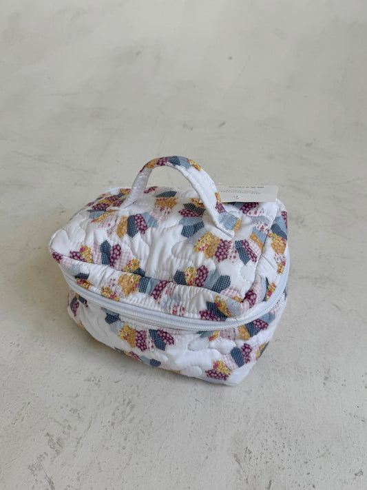 Dresden patch work cosmetic bag