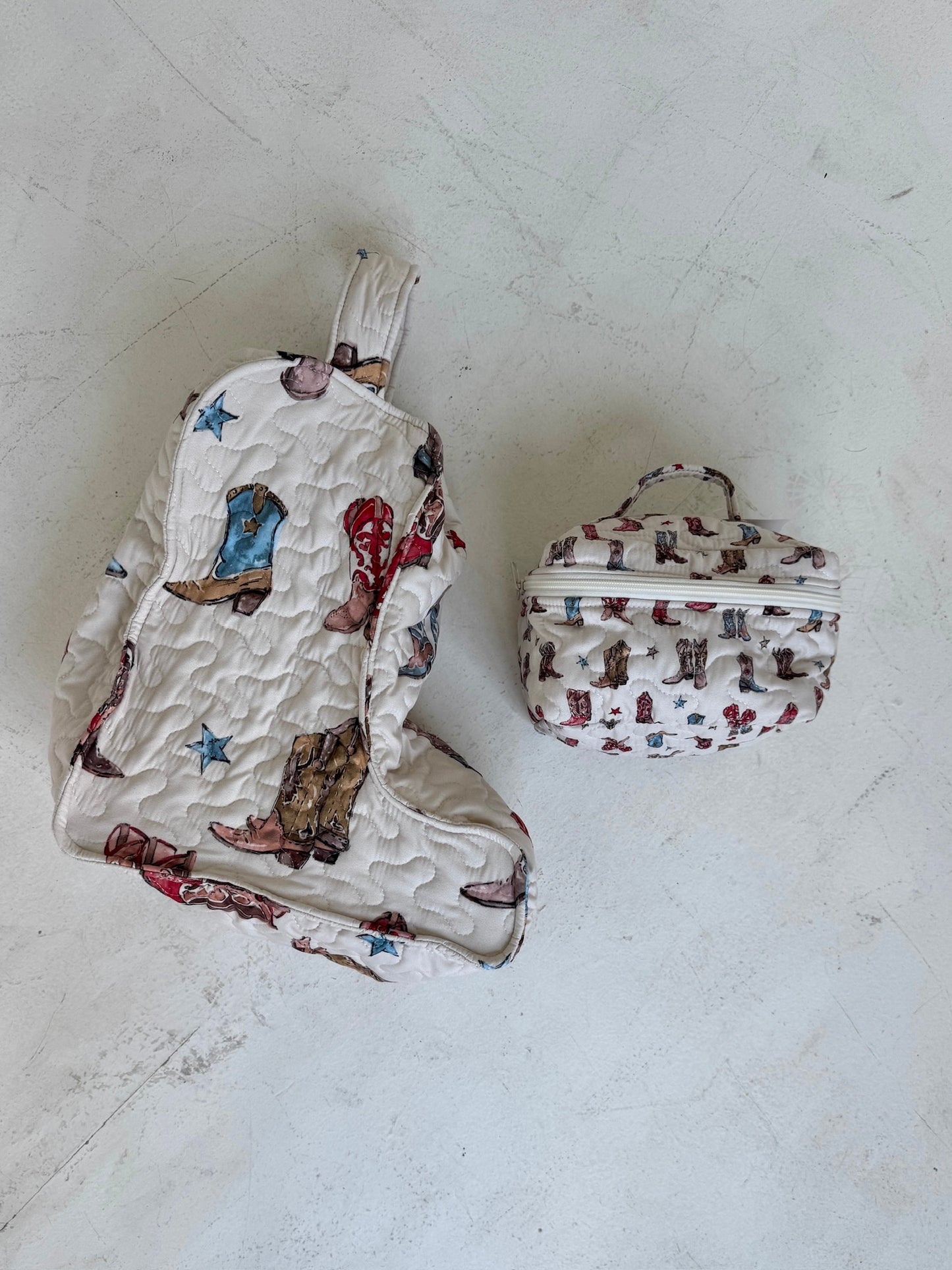 Thunderbird boots sand quilted case